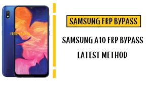 Samsung A10 FRP Bypass - Unlock Google Account (SM-A105F)