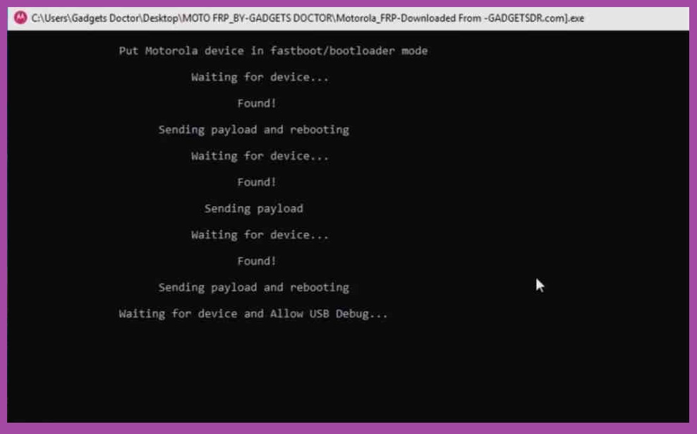 Moto FRP tool to motorola frp bypass