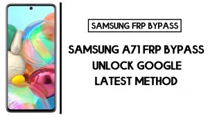 Samsung A71 FRP Bypass (Unlock SM-A515F/FN Google Account) Android 10