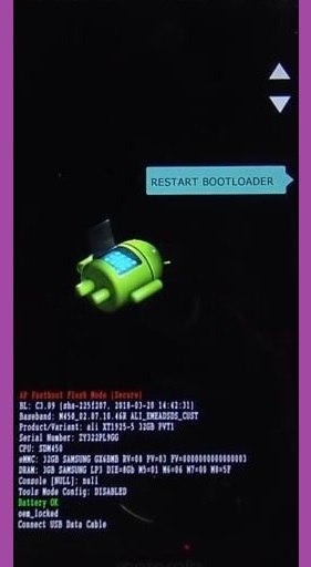 Moto FAstboot mode to FRP Bypass unlock tool
