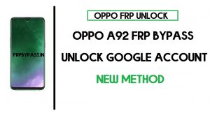 Oppo A92 FRP Bypass (Unlock CPH2059 Google Account) Android 10
