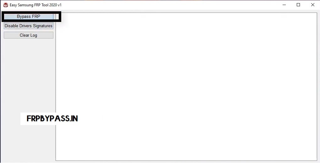 Click Bypass FRP Easy Samsung FRP Tool