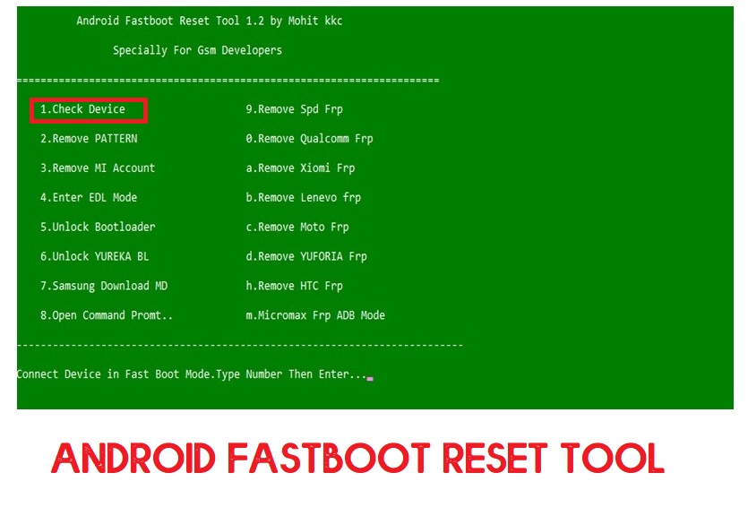 Android Fastboot Reset Tool