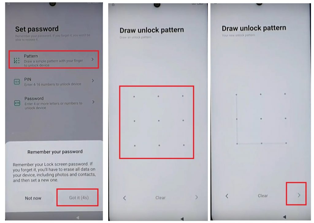 Draw Pattern to Bypass/ Unlock Redmi FRP